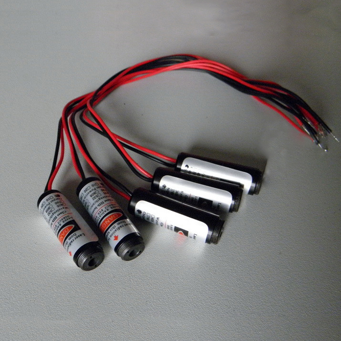 635nm 1mw~5mW وحدة الليزر الأحمر نقطة التركيز Φ10mmx30mm